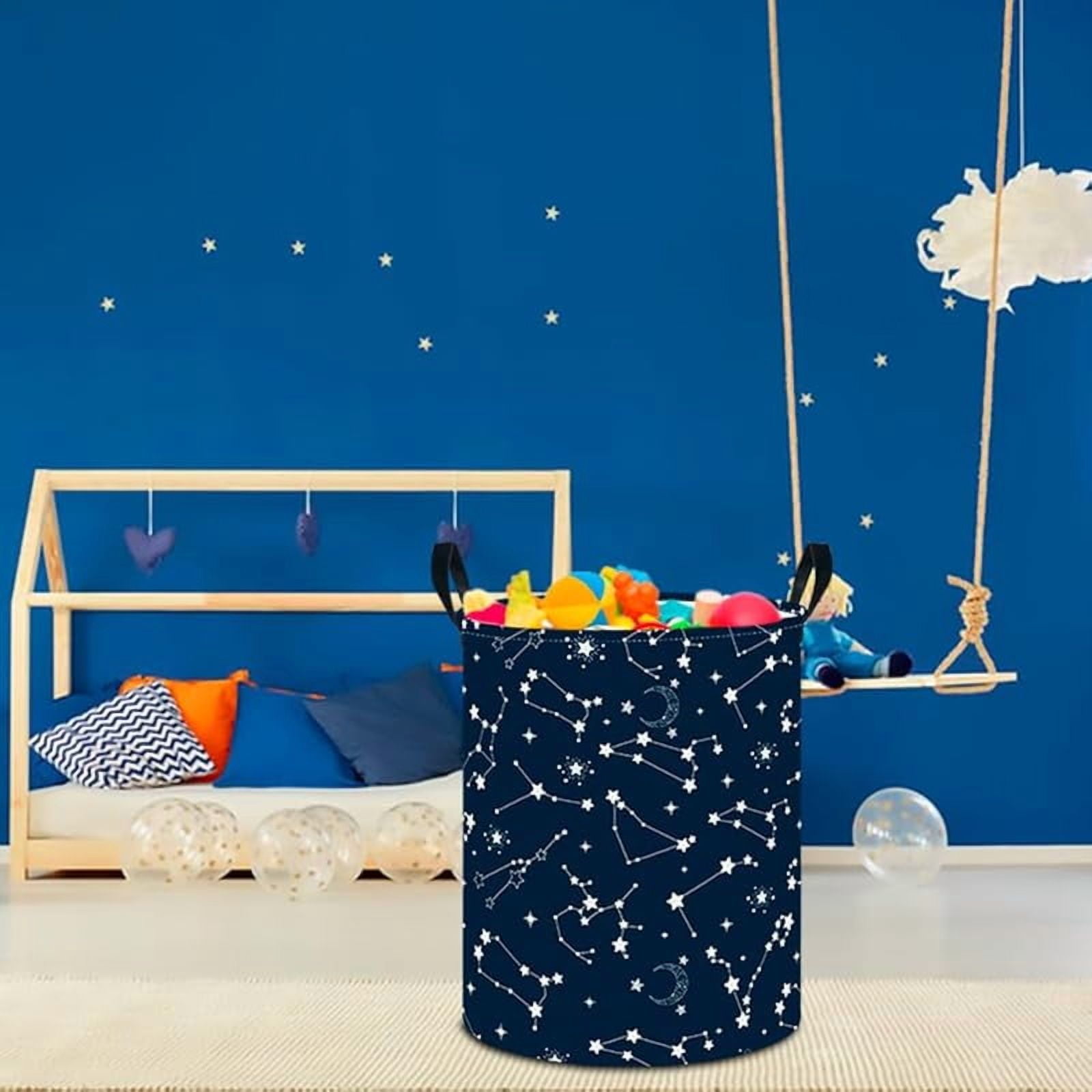 Kids Laundry Basket,Waterproof Baby Boys Nursery Hamper,Collapsible Fabric Storage Container,Toys Bin,Room Decor,Gift Basket