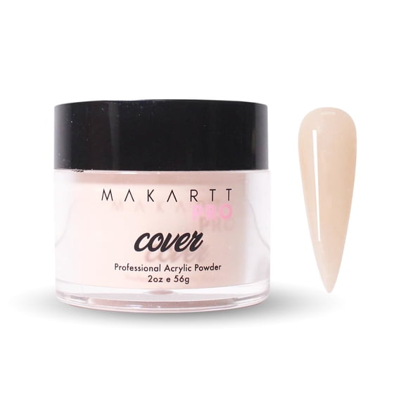 Polvo acrílico MakarttPro - Cubierta de uñas de 56 g/2 oz para extensión perfecta para técnicos profesionales de uñas privados - Color: caramelo cálido