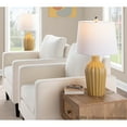 thumbnail image 2 of LumiSource Rockwell 23" Ceramic Table Lamp Linen Shade (Set of 2) Glossy Misted Yellow Ceramic/White Shade, 2 of 5