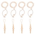 thumbnail image 1 of 8pcs Napkin Rings Wedding Banquet Napkin Holders Wooden Bead Table Decor, 1 of 10