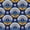 Blue Geometric Flowers Pattern, variant on Yayeee 20oz Insulated Water Bottle Double Wall Stainless Steel with Flip Straw Lid, Red Geometric Flowers Pattern