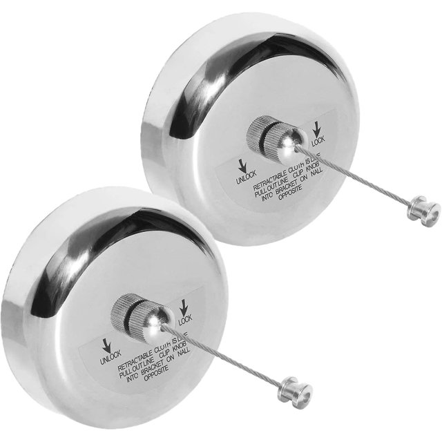 Tendedero retráctil de acero inoxidable 304, duradero, resistente, ajustable, con cuerda de alambre para lavandería interior y exterior