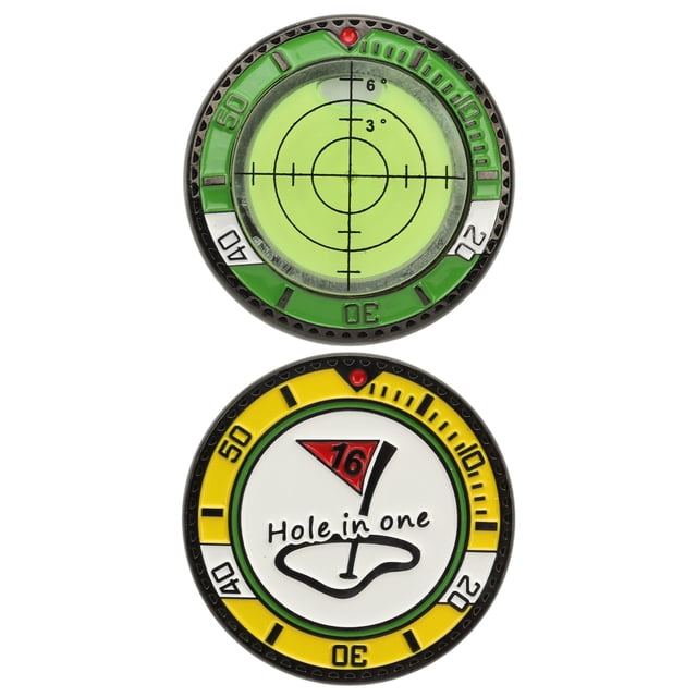Vert Lecteur Lite Compact et Élégant Putting Aide avec Bulle Alignement Outil Montre Forme pour Améliorer Putting Jeu