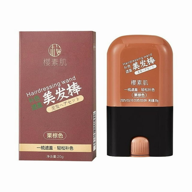 Black Hair Stick With Comb Temporary Emergency Portable Stick To Cover White Hair Dye Stick B9c8