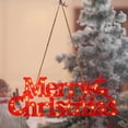 thumbnail image 1 of Plástico de la de la de la Luz navideños Lámpara decorativa con pilas de adorno para césped para hogar rojo Macarena Letra de luz, 1 of 7