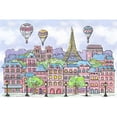 thumbnail image 3 of Marmont Hill "Paris Balloons" by Reesa Qualia Painting Print on Wrapped Canvas, 3 of 5