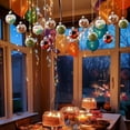 thumbnail image 5 of 12 Pcs 6cm Clear Plastic Fillable Ornament Balls - DIY Christmas Craft Decoration, 5 of 9