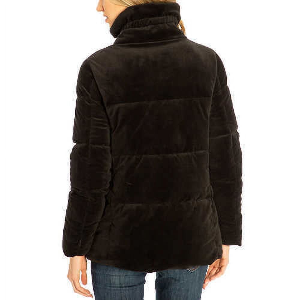 Isaac mizrahi velvet puffer jacket 2025