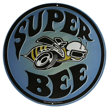 - Super Bee Embossed Metal Sign