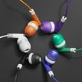 thumbnail image 4 of SP SOUNDPRETTY Earbud Headphones Bulk 12 Pack Multicolored Wired Individually Wrapped Ear Buds for Kids School Classroom Students, 4 of 6