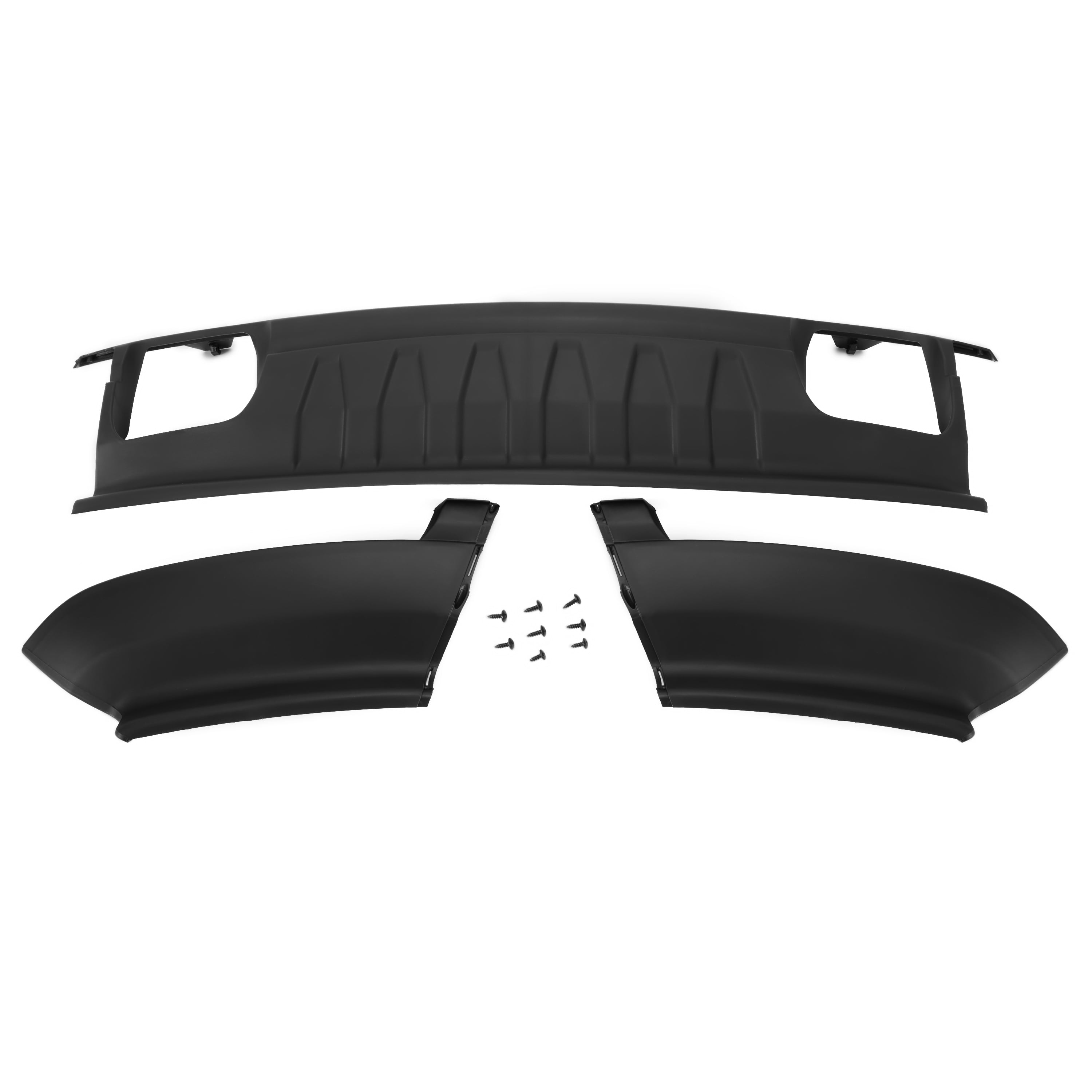 KOJEM Front Bumper Lower Valance for 2009-2014 Ford F150 4WD Replace for 9L3Z17626B FO1095228C with Fog Light Holes Air Dam Deflector Valance Panel