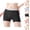 Black, variant on Period Underwear for Women Plus Size High Waisted Leak Proof Boyshorts Panties