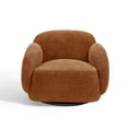 thumbnail image 3 of Jarisa 35"W Assembled Swivel Barrel Chair, 3 of 5