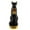Black, variant on kusrkot Egyptian Cat Goddess Bastet Feline Protector of Woman Resin Sculpture 5 Inch - Black