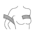 thumbnail image 3 of Estabilizador de implante mamario poscirugía y banda de soporte de compresión torácica, vendaje con correa de reducción y aumento de senos, talla única, Skin Co, 3 of 5