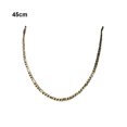 thumbnail image 3 of letairis Exquisite Workmanship Necklace Complements Any Style Easy Matching Necklaces gold 45cm 1Set, 3 of 6
