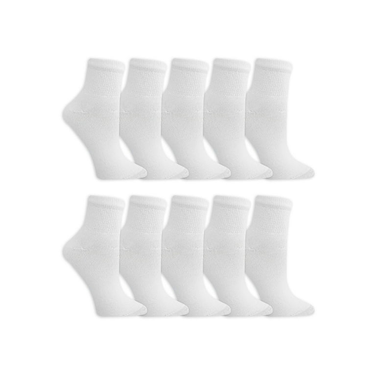 Athletic Works Women's Cushioned Ankle Socks 10 Pack