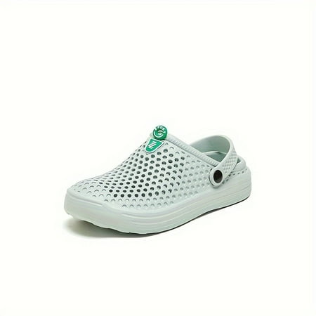 

Men s Clogs Slip-on Closed Toe Sandals Soft Sole Walking Shoes Outdoor Garden Shoe Beach Sandals Quick Drying Sandals-绿色||43码
