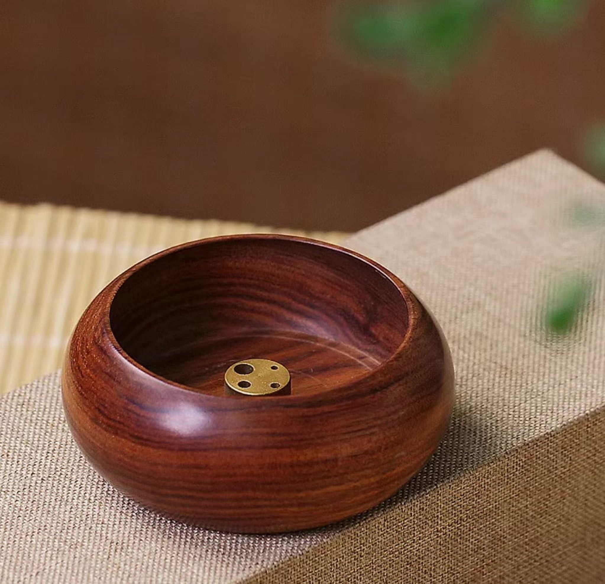 Red & Black Sandalwood Mini Incense Holder