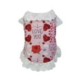thumbnail image 1 of TIELUTT Pet Dog Clothes Valentine's Day Summer Cute Pet Clothes for Medium Dogs Summer Pet Clothes for Small Dogs Girl Pet Clothes for Large Dogs Female Pet Clothes Rack Pet Clothes for Medium Dogs B, 1 of 6