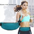 thumbnail image 4 of Marathon equipment storage bag large-capacity fitness invisible outdoor polyester purse - blue, 4 of 5