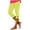 Yellow#yoga leggings for women, variant on DDAPJ pyju Capris for Women Lace Hem Leggings Buttery Soft Stretch High Waisted Cropped Tights Summer Workout Running Yoga Pants Purple S