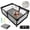 Black, variant on HioHa Large Baby Playpen with Mat | Premium Spacious Play Yard (71“), Sturdy Steel Frame & See-Through Mesh for Safety | Easy Fold, Portable for Indoor Outdoor Use
