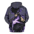 thumbnail image 3 of Solo Leveling Unisex Adult Hoodie Casual Hooded Sweatshirt Pullover Novelty 3D Printed Sweater Jacket S, 3 of 8