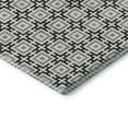 thumbnail image 4 of Addison Rugs Mayfield Washable Transitional Modern Squares Black Rectangle Rug, 9' x 12', 4 of 6
