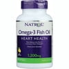 Natrol Heart Health Omega-3 Fish Oil, Lemon Flavor 1200mg, 60 Softgels