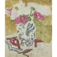 thumbnail image 2 of George Hendrik Breitner 12x14 Black Ornate Wood Framed Double Matted Museum Art Print Titled: Vase with Pink Flowers (C. 1880 - C. 1923), 2 of 5