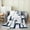 Multi 08, variant on Kids Navy Blue Geometric Plush Blanket Modern Square Art Throw Blanket for Women Men Bedroom Black Gray White Decor Flannel Fleece Blanket Geometric Fuzzy Blanket 40"x50"