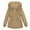 1-khaki womens puffer coats, variant on UPPADA Women's Long Winter Coats Thickened Button Down Jackets Warm Puffer Jacket Waterproof Parka Coats with Pockets Beige,L Winter Coat Winter