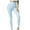 Sky Blue, variant on Turilly Pants for Women 2023 Women's Wearing Quick Drying Hollowed Out Gradient Buttocks Long Yoga Pants