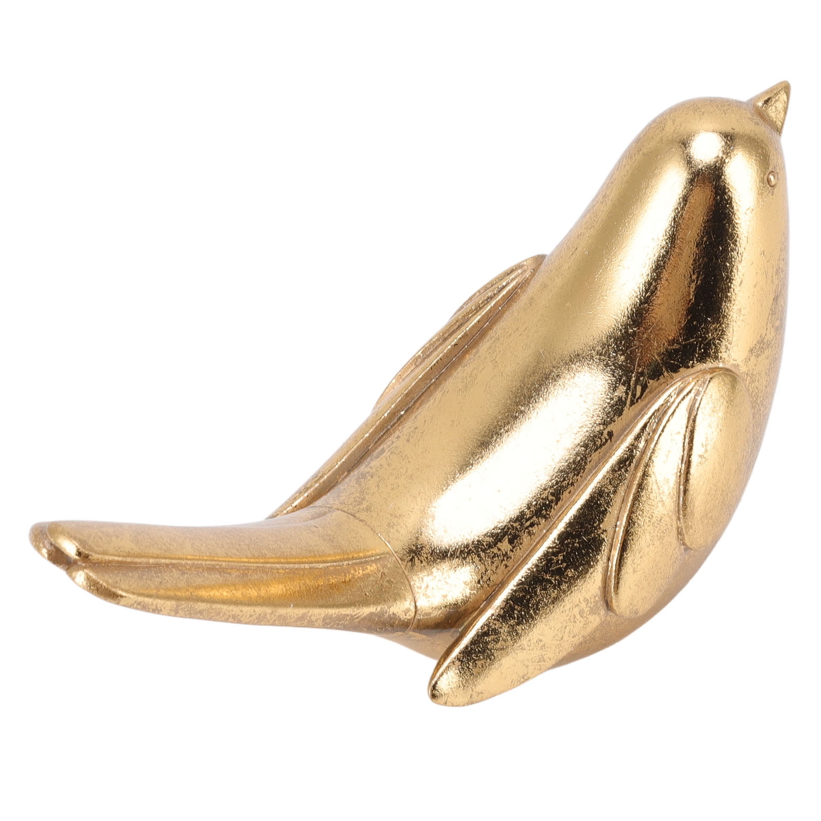 Resin Bird Statue, Gold Bird Statues Home Decor Unique Look Cute For