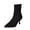 Black, variant on Women's Pointed Toe Sock Boots Knit Mesh Stiletto High Heel Slim Fit Ankle Booties for Party Evening