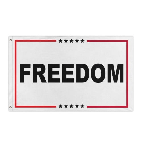 Freedom Flag 3x5 Ft Double Sided American Flags for Outside Freedom Flags Banner for House Garden Yard Home Patio Decoration Outdoor Indoor Display