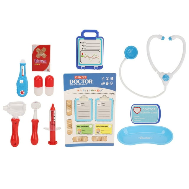Doctor Hospital Medical Toys Kits, Cleanable Roles Play Games Educational Improve Cognitive Abilities Kids Doctor Toy for Home