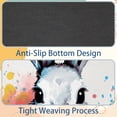 thumbnail image 4 of FeBohao Funny Mouse Pad Mat for Desktop Jiaji Cloth Washable Non Scratch Soft Custom Thin Pretty Home Use Accessory Adults Chic Aesthetic Vintage Must Girl Boy Size Rabbits, 4 of 6