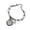Silver, variant on Artisanal Crafted Faux Pocket Watch With Movable Fringe Detailing And Customizable Chain Length