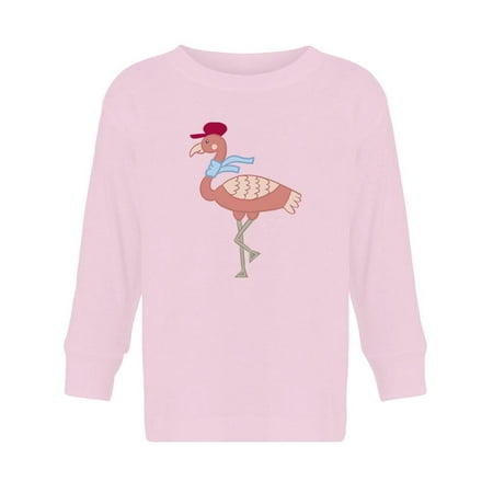 

Flamingo With Hat And Scarf Long Sleeve Toddler -Image by Shutterstock 5 Toddler