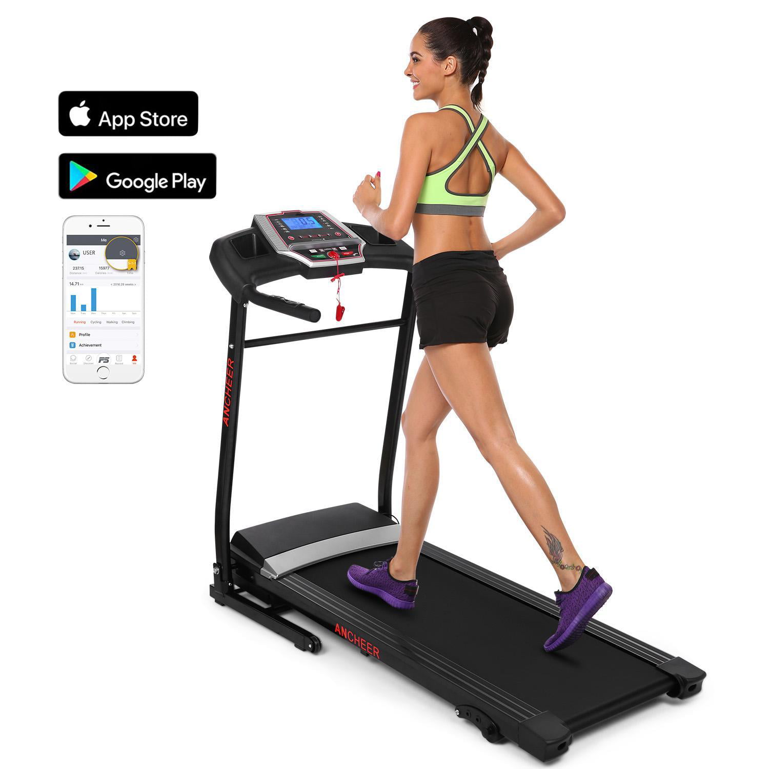 110 V 220 LB Manual Incline Walking Treadmill with LCD Display, Walking