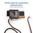 thumbnail image 4 of Kenally Válvula magnética ligera de 110V interruptor de acción directa resistente al desgaste válvulas de Control neumático accesorios de compresor Herramientas eléctricas Tipo 1 Kenally TO009396-01, 4 of 6