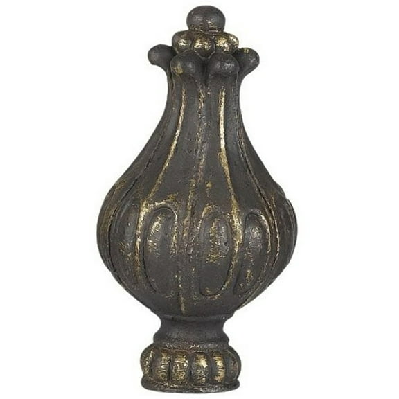 FA-5065A-Cal Lighting-Metal Cast Finial-10.6 Inches Wide by 7.6 Inches High-Bronze Finish