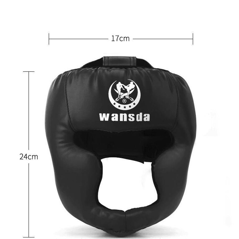 PU Boxing Helmet Boxing Martial Arts Gear Guard HeadGear MMA Headguard Adult 