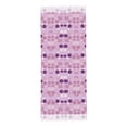 thumbnail image 5 of ZNDUO Purple Line Flower Abstraction Pattern Pashmina Shawls，Wraps Winter Warm Soft Scarf for Women, 5 of 8