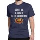 thumbnail image 1 of Camisetas divertidas de "No seas un perdedor" para hombre y mujer, de algodón, con cuello redondo, de manga corta, para adultos., 1 of 7