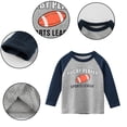 thumbnail image 3 of Beautyzll Kids Toddler Boys Long Sleeve T-Shirts Crewneck Shirt 1-9T Baby Basic T Shirt Tops Cartoon Cotton Tees, 3 of 9