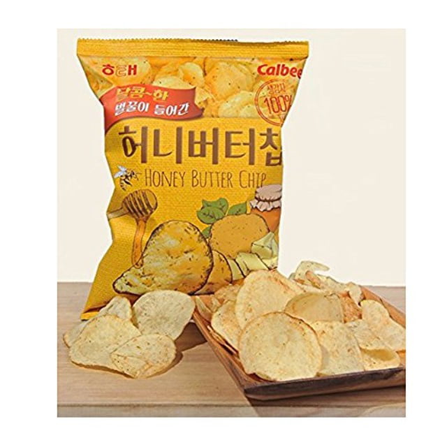 haitai honey butter chip big size 120g x 6 new korea  