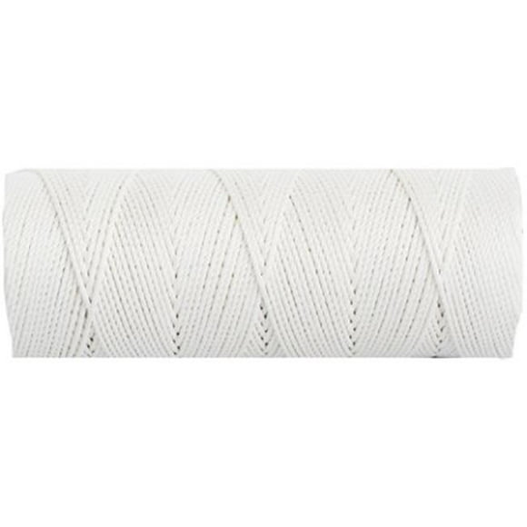 Mjj BL257 4 oz, No.18 x 250 ft. Nylon Braided Twine, Glow Yellow